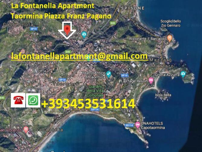 La Fontanella Apartment Taormina Luaran gambar